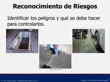 Slide 54: Reconocimiento de Riesgos