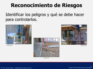 Slide 55: Reconocimiento de Riesgos