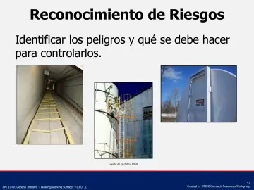 Slide 57: Reconocimiento de Riesgos