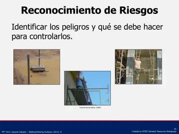 Slide 59: Reconocimiento de Riesgos