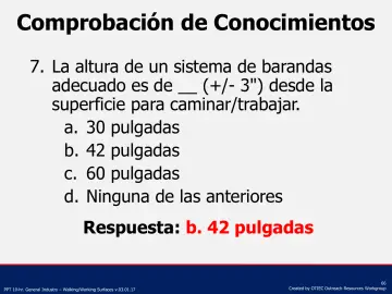 Slide 66: Comprobación de Conocimientos