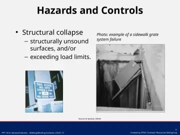 Slide 11: Structural collapse