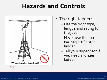 Slide 19: The right ladder: