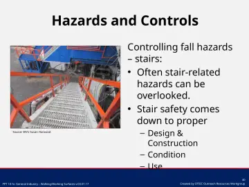 Slide 40: Hazards and Controls