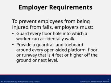 Slide 51: Employer Requirements