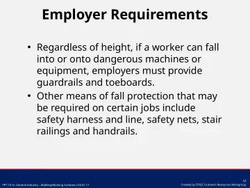 Slide 52: Employer Requirements