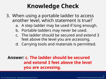 Slide 62: Knowledge Check