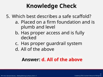 Slide 64: Knowledge Check