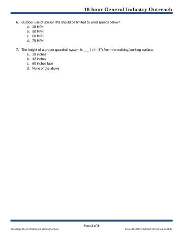 Page 2: 10-hour General Industry Outreach