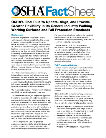 Page 1: FactSheet