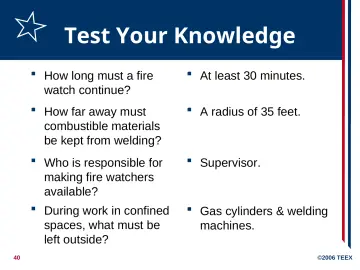 Slide 35: Test Your Knowledge