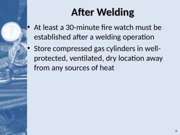 Slide 6: After Welding
