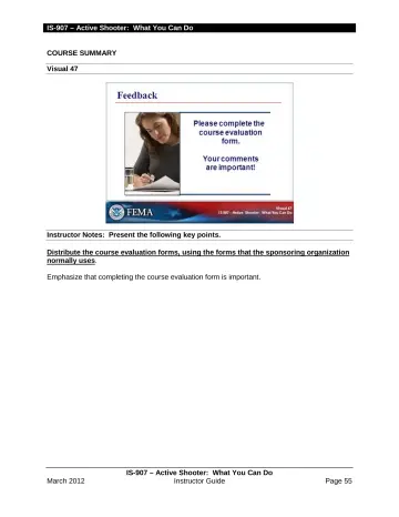 Page 57: COURSE SUMMARY