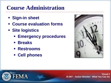 Slide 2: Course Administration