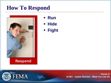Slide 11: How To Respond