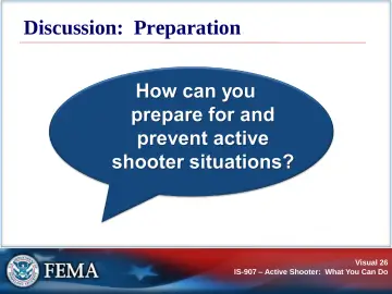 Slide 26: Discussion: Preparation