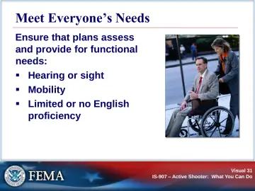 Slide 31: Meet Everyone’s Needs