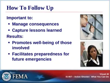 Slide 40: How To Follow Up