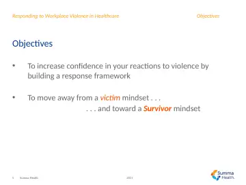 Slide 5: Objectives