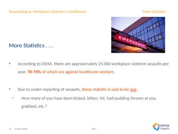 Slide 10: More Statistics . . .