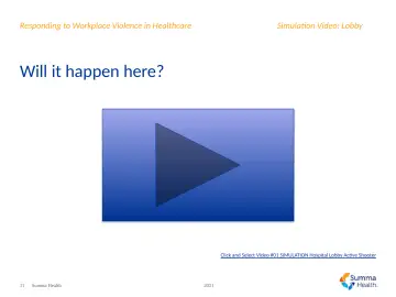 Slide 11: Will it happen here?
