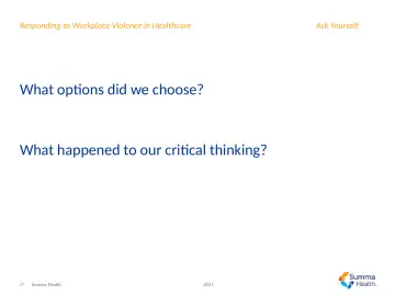 Slide 17: Ask Yourself