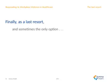 Slide 53: The last resort