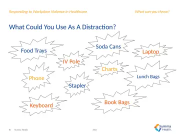 Slide 81: What Could You Use As A Distraction?