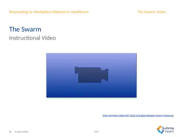 Slide 86: The Swarm