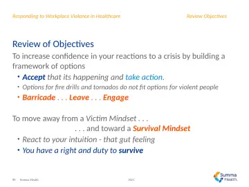 Slide 90: Review of Objectives
