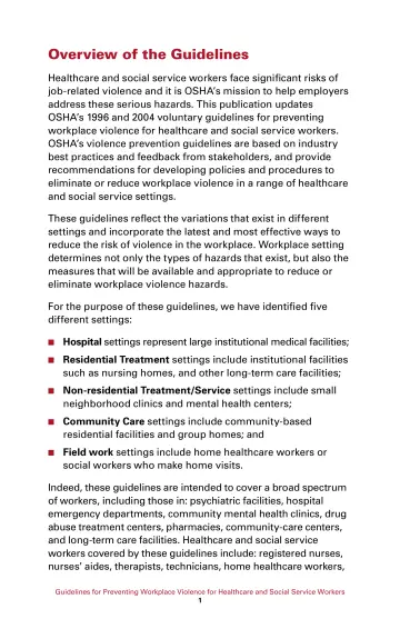 Page 7: Overview of the Guidelines