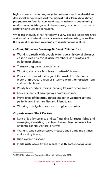 Page 10: high volume urban emergency departments and residential and day social services present…
