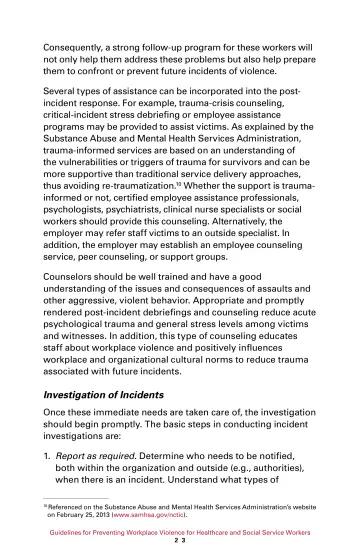 Page 29: Consequently, a strong follow-up program for these workers will not only help them address…
