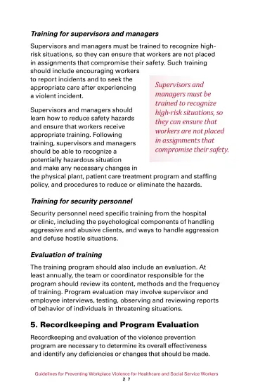 Page 33: Supervisors and