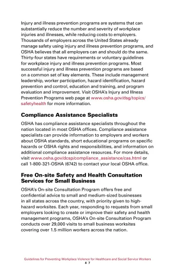 Page 53: Compliance Assistance Specialists