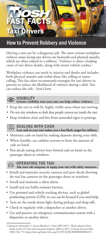 Page 1: How to Prevent Robbery and Violence